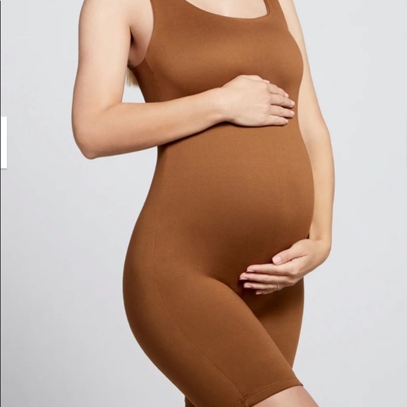 Bumpsuit The Cindy Toffee Bodysuit Bike Short - Picture 1 of 10